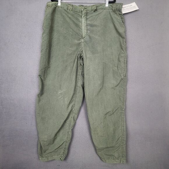Cabelas Outdoor Gear Pants Mens 2XL Green Nylon Inseam 30 Hiking Zip Pockets - Picture 2 of 16